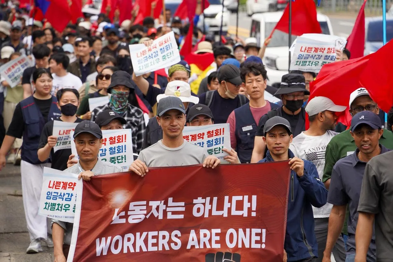 "베트남 4번"의 곁에서 - HD현대중공업 이주노동자들의 뜨거운 투쟁